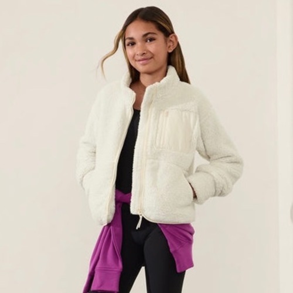 Athleta‎ Girl So Toasty Fleece Jacket XL/14
